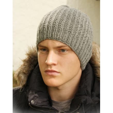Tristan by DROPS Design - Mössa Stick-mönster S/M - L