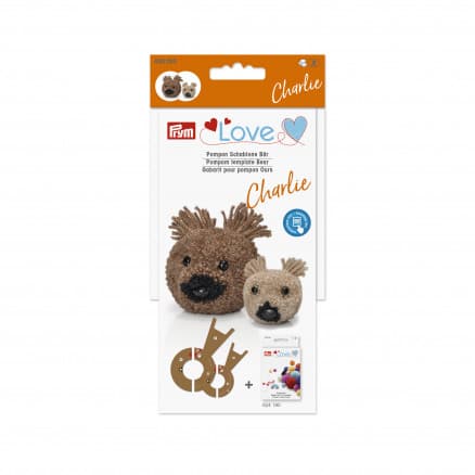 Prym Love Pompom Maker Björnen Charlie - 2 storlekar