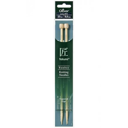 Clover Takumi Stickor Bambu 23cm 5,00mm