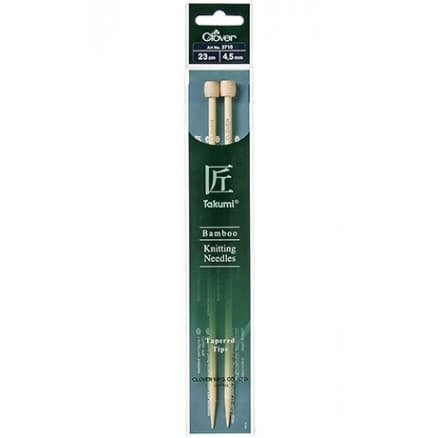 Clover Takumi Stickor Bambu 23cm 4,50mm