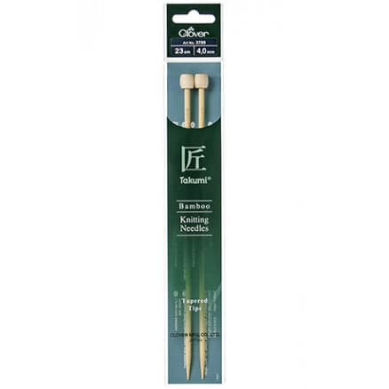 Clover Takumi Stickor Bambu 23cm 4,00mm