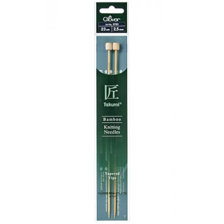 Clover Takumi Stickor Bambu 23cm 2,50mm