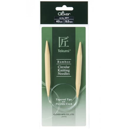 Clover Takumi Rundstickor Bambu 40cm 9.00mm