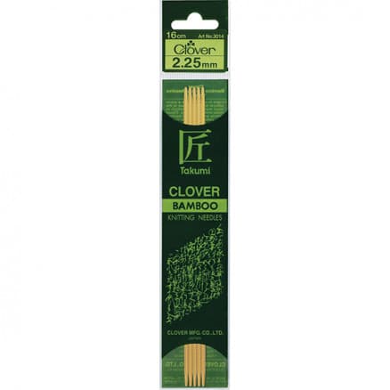 Clover Takumi Strumpstickor Bambu 16 cm 5,50 mm
