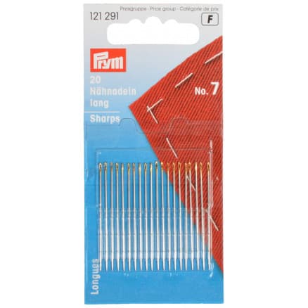 Prym Synålar Stål Silver 0,70x38mm Str. 7 - 20 st