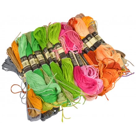 Infinity Hearts Broderigarn / Broderitråd 100 Ass. färger
