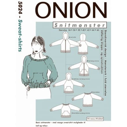ONION Snittmönster 5024 Jumper Str. 34-46