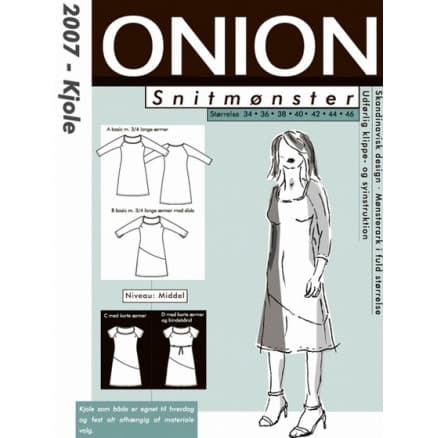 ONION Snittmönster 2007 Klänning Str. 34-46