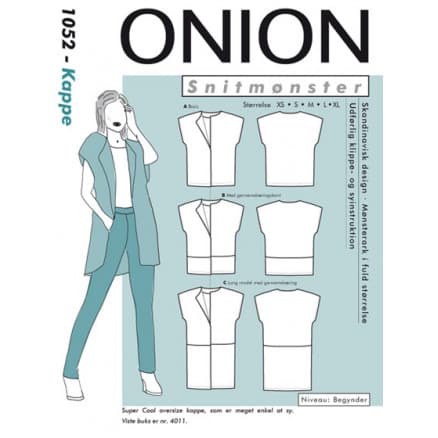 ONION Snittmönster 1052 Cape Str. XS-XL