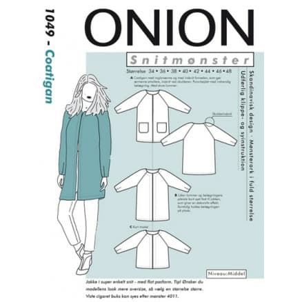 ONION Snittmönster 1049 Kofta Storlek 34-48