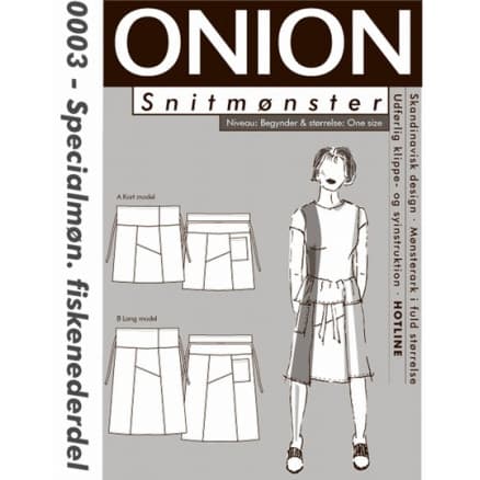 ONION Snittmönster 0003 Fiskarkjol One Size