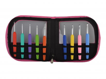 Drops Pro Circus Virknål Set Aluminium 13,5cm 2-6mm 9 storlekar