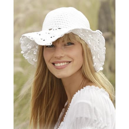 Country Girl by DROPS Design - Hatt Virk-mönster 54/56 - 58/60 cm