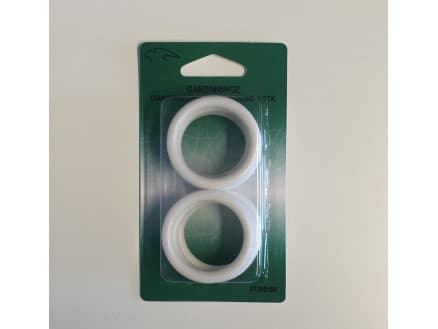Gardinringar Plast Vit 32 mm - 8 st.