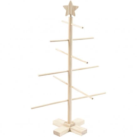 Julgran, H: 60 cm, B: 40,5 cm, furu, 1 st