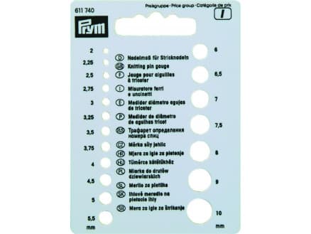 Prym Stickmätare 2-10 mm