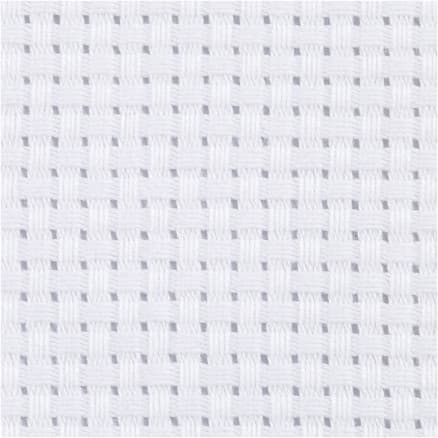 Aidatyg, stl. 50x50 cm, vit, 35 rutor per 10 cm, 1 st