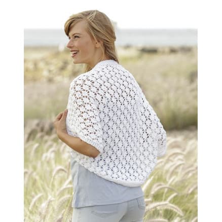 Always Cute by DROPS Design - Bolero Stick-mönster strl. S - XXXL