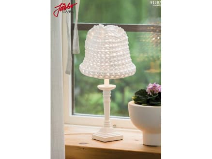 Hoooked Liten skärm till bordslampa - Lampskärm Virk-mönster 52x25 cm