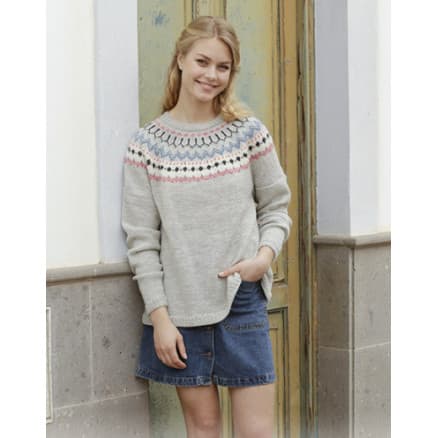 Â Mina PulloverÂ by DROPS Design - Blus Stickmönster str. S - XXXL