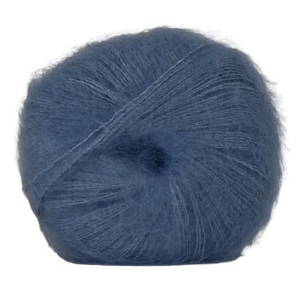 Hjertegarn Silk Kid Mohair Garn 1071 Dov Blå