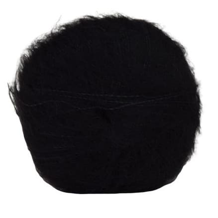 Hjertegarn Silk Kid Mohair Garn 1081 Svart