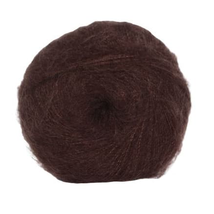 Hjertegarn Silk Kid Mohair Garn 1116 Brun