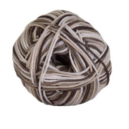 Hjertegarn Cotton nr. 8 Garn 602 Bruna Färger
