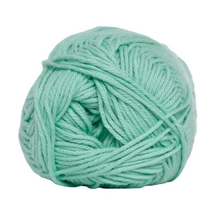 Hjertegarn Cotton nr. 8 Garn 7030 Ljus Mint
