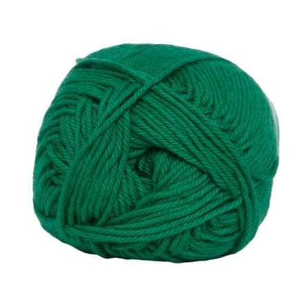 Hjertegarn Cotton nr. 8 Garn 749 Gräsgrön