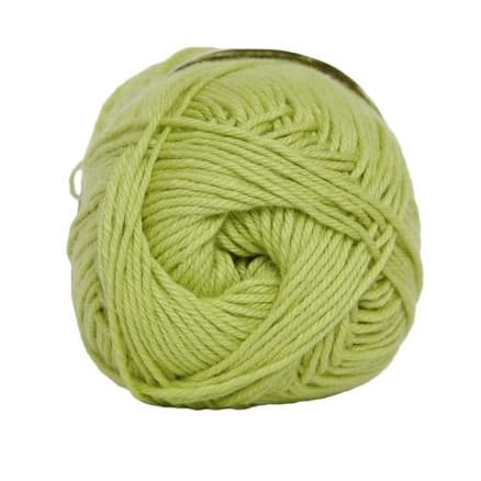 Hjertegarn Cotton nr. 8 Garn 7100 Limegrön