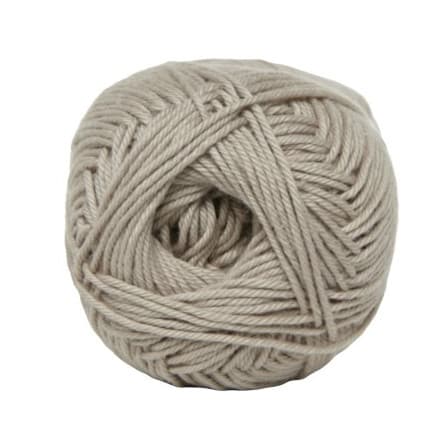 Hjertegarn Cotton nr. 8 Garn 4950 Mörk Beige