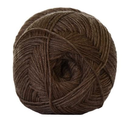 Hjertegarn Aloe Sockwool Strumpgarn 211 Brun