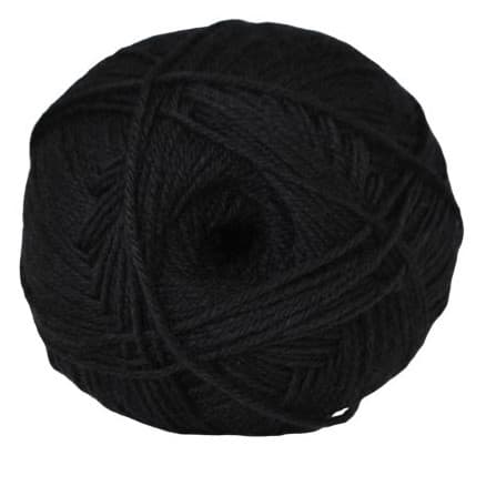 Hjertegarn Aloe Sockwool Strumpgarn 500 Svart