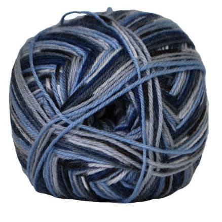 Hjertegarn Aloe Sockwool Strumpgarn 5010 Blå/Grå