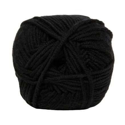 Hjertegarn 90 Extrafine Merino Garn 500 Svart