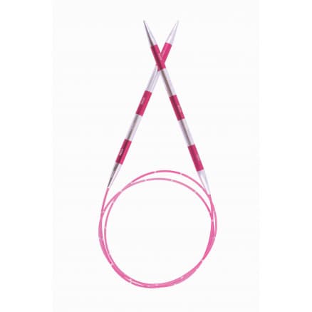 KnitPro SmartStix Rundstickor Aluminium 100cm Rosa 2,75mm