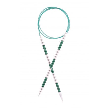 KnitPro SmartStix Rundstickor Aluminium 80cm Grön 12.00mm