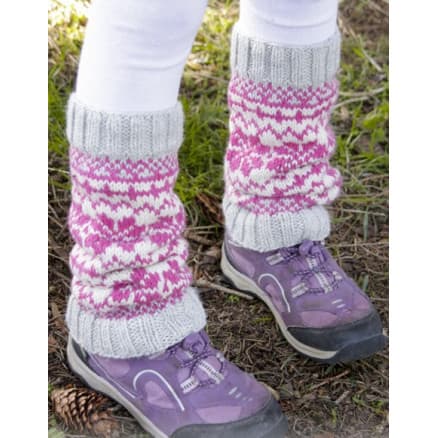Forest Dance Legwarmers by DROPS Design - Benvärmare Stick-mönster strl. 3/5 - 9/12 år