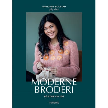 Moderne broderi på strik og tøj - Bok av Warunee Bolstad