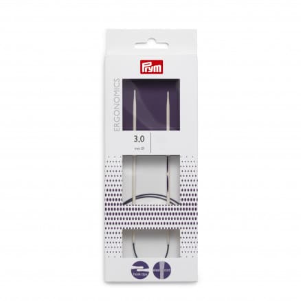 Prym Ergonomics Rundstickor Plast 60cm 3,00mm / 23.6in US2½