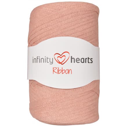 Â Infinity Hearts Ribbon Trikågarn 25 Puder