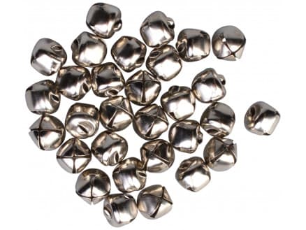 Infinity Hearts Bjällror / Skallerklockor Metall 10 mm - 30 st.