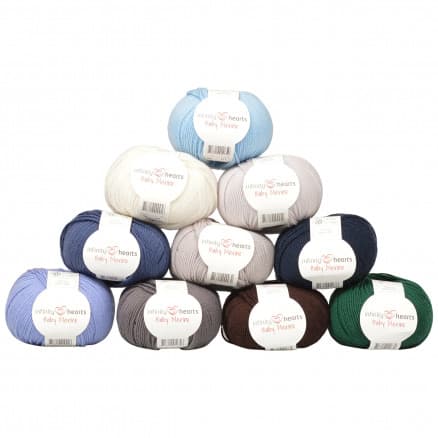 Infinity Hearts Baby Merino Garnpaket 11 Vinter - 10 st