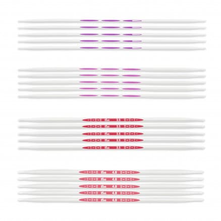 Prym Ergonomics Strumpstickeset 20 cm - 2,5-4mm - 4 storlekar