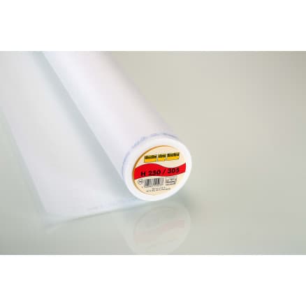 Freudenberg Nonwoven-linje H250 Vit med lim 90cm - 50 cm