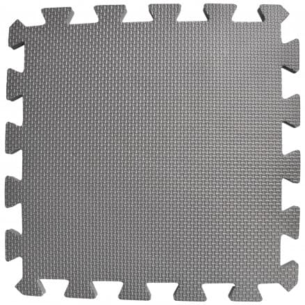 Infinity Hearts Blockningsmattor /Lekmattor Mörkgrå 30x30cm - 9 st.