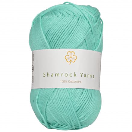 Shamrock Yarns 100% Bomull Garn 16 Klar Mint