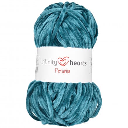 Infinity Hearts Petunia Garn 16 Sjöblå
