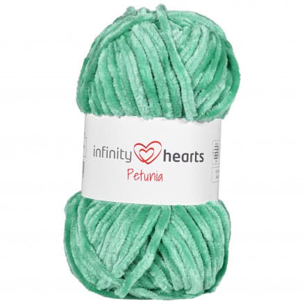 Infinity Hearts Petunia Garn 07 Mint